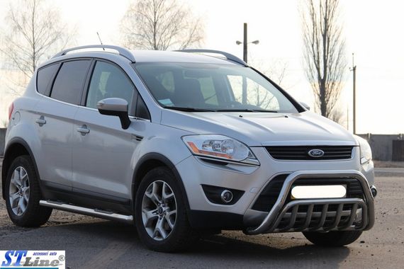 Кенгурятник WT002 (нерж.) для Ford Kuga 2008-2013 гг | Зображення 2