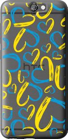 Чехол на HTC One A9 Сердца UA "5292u-156-17620"