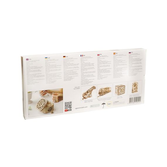 Конструктор Ugears механічний Скринька з секретом (70031) | Зображення 8