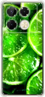 Чохол на Infinix Note 40 Pro 4G Зелені часточки лимона "852sp-3691-2448"