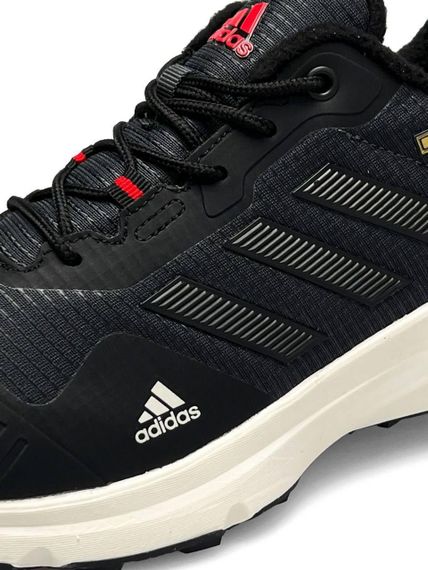 Зимові чоловічі кросівки  Terrex Dark Grey Black , фліс , В'єтнам 46 | Зображення 5