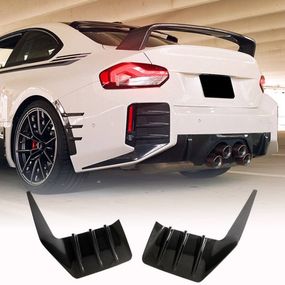 Накладки на задній бампер Flap Карбон V5 (для G87) для BMW 2 серія G42 2021- рр