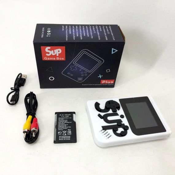 Ігрова приставка консоль Sup Game Box 500 ігор, Ретро приставка денді, Тетріс приставка. Колір: білий | Зображення 9