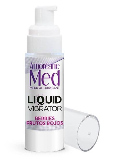 Стимулюючий лубрикант від Amoreane Med: Liquid vibrator-Berries (рідкий вібратор), 30 ml sexstyle | Зображення 1