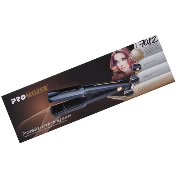 Професійна плойка щипці Pro Mozer Mz 7082 випрямляч волосся прасочку для волосся | Зображення 2