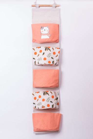 Підвісний органайзер на 5 відділень 20×58 (см) Рожевий HP-41-13P | Зображення 1