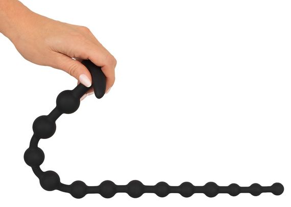 Анальний ланцюжок - Black Velvets Anal Beads Silicone | Зображення 6