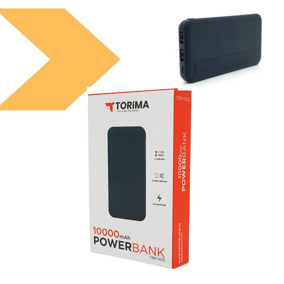 Power bank з швидким бездротовим заряджанням Torima TRM W1010 10000 мАг (47188-1010_419) | Зображення 1