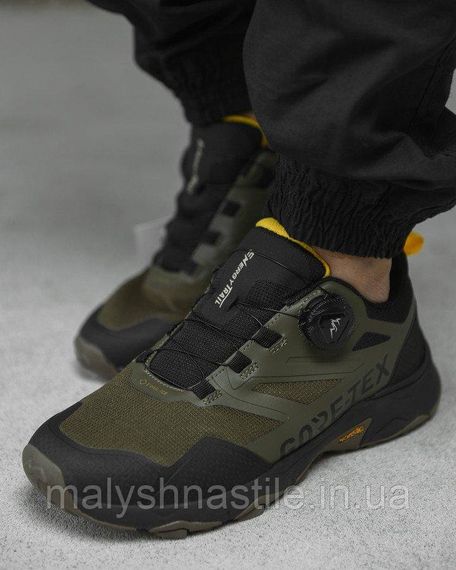 Мужские кроссовки Gore-Tex grey/olive  A2897-5 НП5037 | Зображення 1