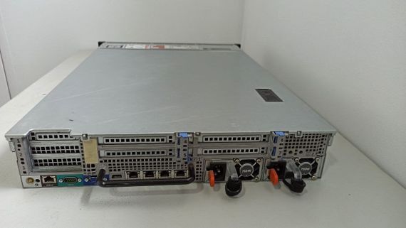 Сервер Dell PowerEdge R720 2U Rack / 2xIntel Xeon E5-2643 (4(8) ядра по 3.3-3.5GHz) / 64GB DDR3 / 2x 450GB HDD / iRMC S3 Graphics / Два блока живлення 750W б/у | Зображення 5