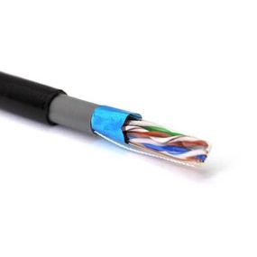 Кабель сетевой Merlion FTP 305м КНПЕ (4*2*0,51) 4Р 24AWG [СCA] Black (03496)