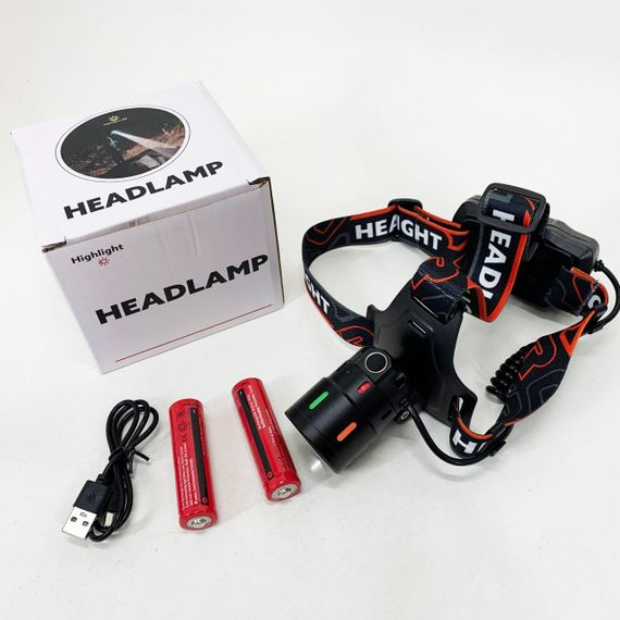 Дуже потужний налобний ліхтар, Ліхтар для рятувальників на голову, Ліхтарик на голову для альпінізму SZ-48