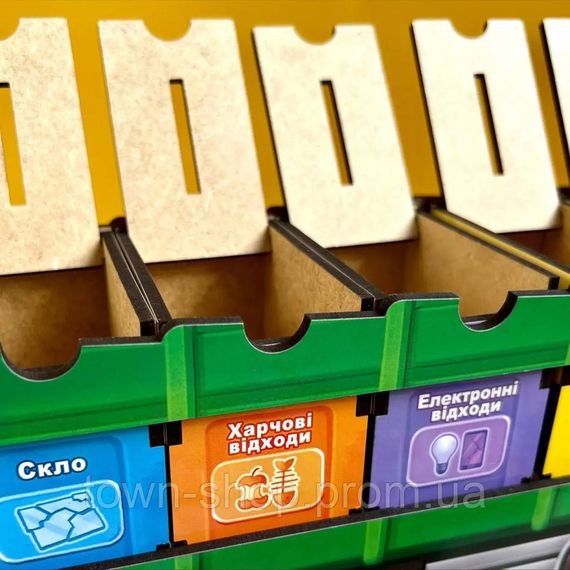 Настольная развивающая игра "Сортировка мусора: мусоровоз" Ubumblebees (ПСФ129) PSF129 комодик | Зображення 2