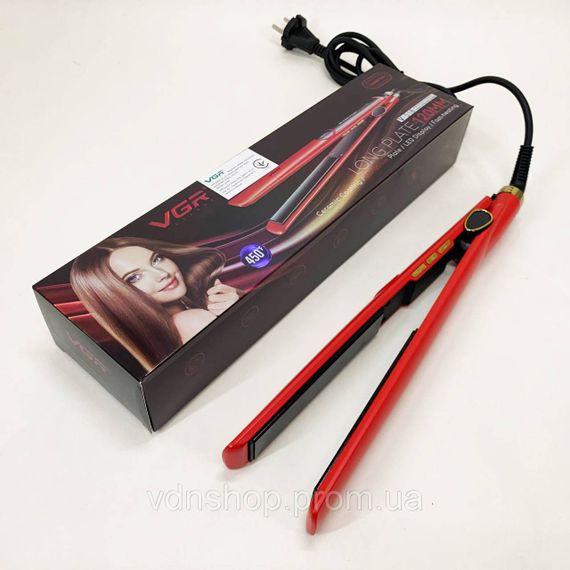 Професійний випрямляч для укладання волосся VGR V-518, Випрямляч для перукарень Плойка випрямлення WP-77 | Зображення 6