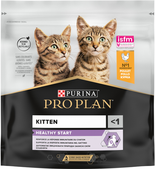 Сухий корм Purina PRO PLAN Kitten Healthy Start <1 для кошенят, курка 0.4кг