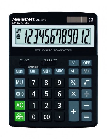 Калькулятор ASSISTANT АС-2377   12 розрядів