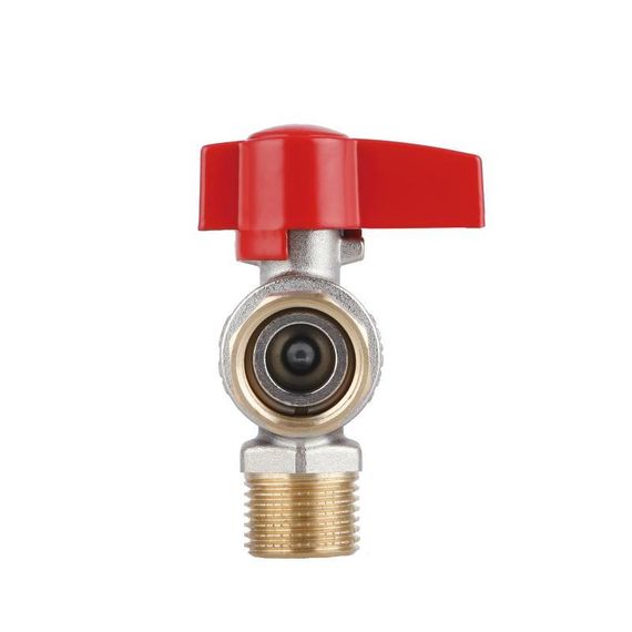 Кран кульовий Thermo Alliance Standart 1/2" ВН кутовий, PN40, з накидною гайкою TAS224W15 | Зображення 5