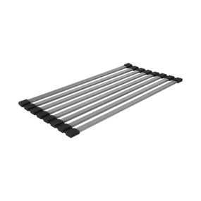 Сушарка на кухонну мийку Lidz Acsis LA12 Black, плоска основа, для посуду 430х218 мм LDACSLA12BLM49766