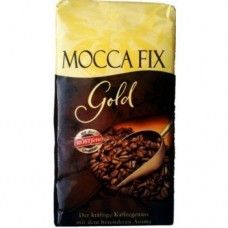 Кофе молотый смесь арабики и робусты Mocca Fix Gold, 500 г Германия, аромат с нотами ореха и меда