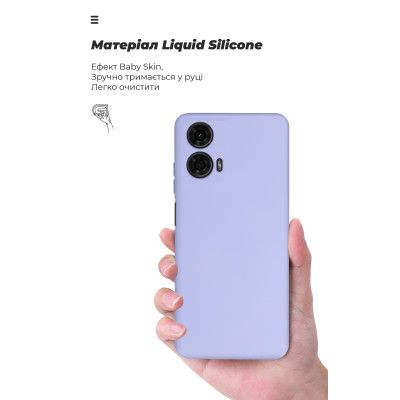 Чехол для мобильного телефона Armorstandart ICON Case Motorola G24 Camera cover Lavender (ARM74303) | Зображення 6