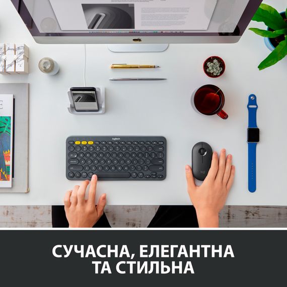 Мишка Logitech M350 Wireless Graphite (910-005718) | Зображення 3