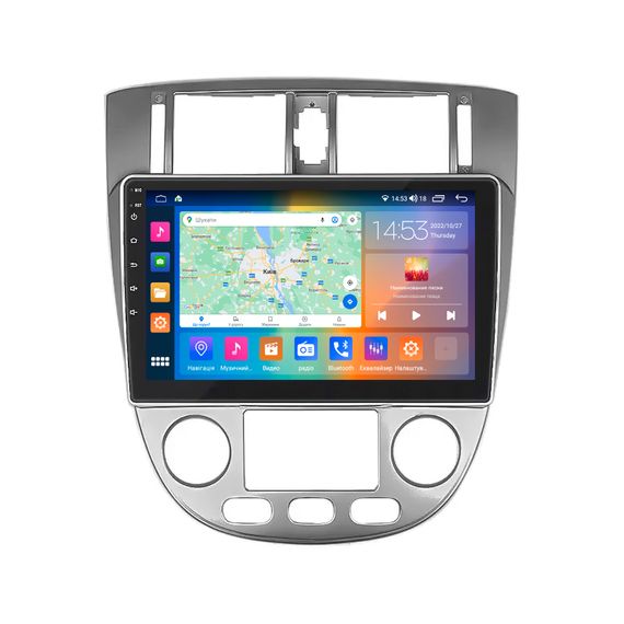 Штатна магнітола Lesko для Chevrolet Nubira 2003-2010 IPS 9" 4/64Gb CarPlay 4G Wi-Fi GPS Prime Нубира