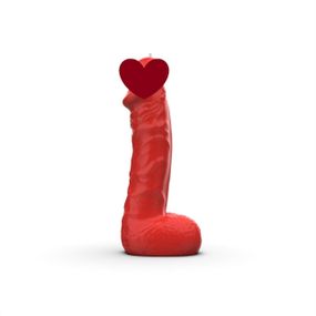 Свічка у вигляді члена Pure Bliss BIG Red 18 см Sex Aura