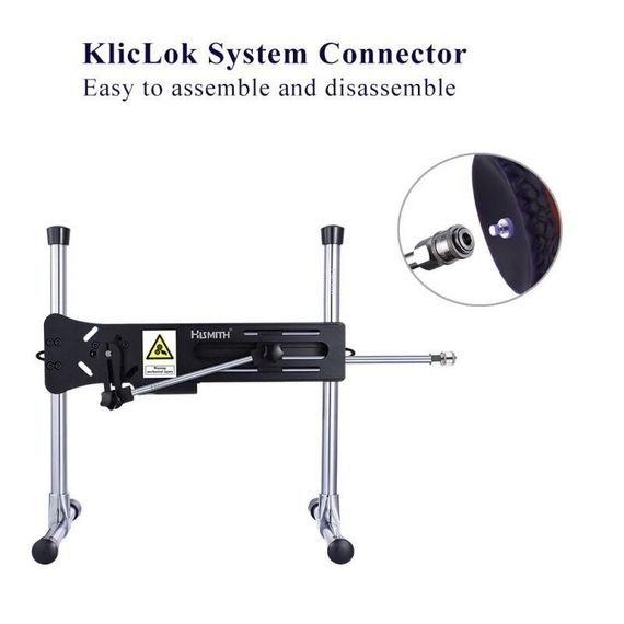 Фаллоимитатор для секс-машин Hismith 8.35″ Curved Silicone Dildo Red Monster Series, система KlicLok sexstyle | Зображення 5