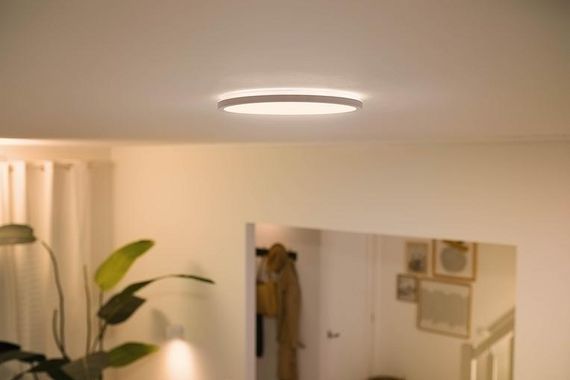 Світильник WiZ стельовий розумний SuperSlim Ceiling, 16W, 1500lm, 29,2см, 2700-6500K, Wi-Fi, білий (929002685101) | Зображення 3