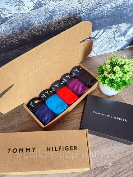 Мужской набор Tommy Hilfiger Хлопок, мужские трусы Томи Хилфигер на 3-5 шт., набор трусов, цена поштучно M | Зображення 3