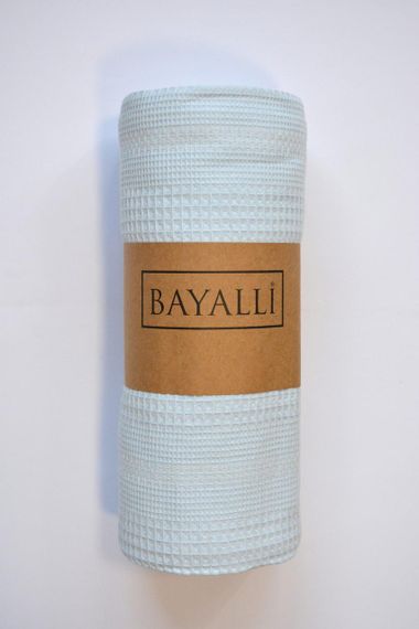 Вафельная Простынь-покрывало Bayalli 160×230 см. A.Mavi