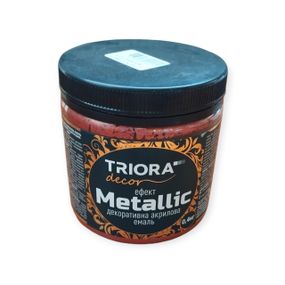 Декоративна акрилова емаль ТМ «ТRІОRА» 0,4 КГ 924 Мідь