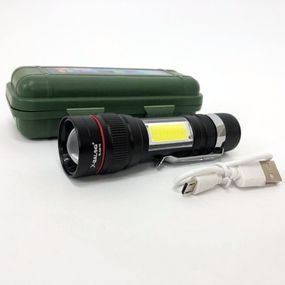 Ручной фонарик led Bailong BL-520 T6 | Тактичный фонарь | Карманный фонарь с EH-775 usb зарядкой
