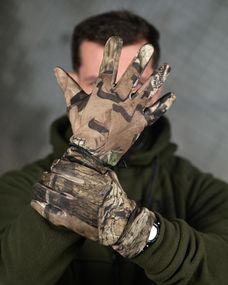 Зимові тактичні рукавиці Softshell водовідштовхувальні рукавички для полювання риболовлі військові рукавиці