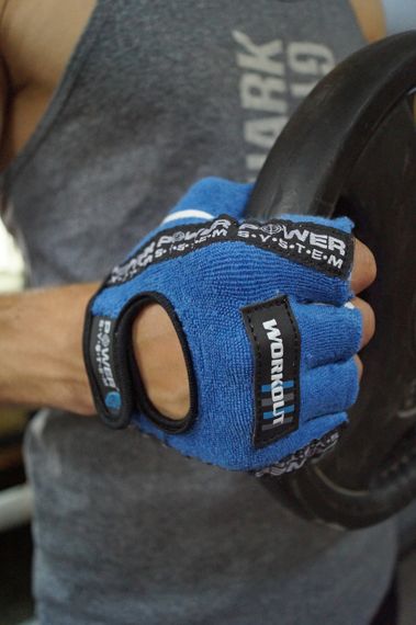 Рукавички для фітнесу Power System PS-2200 Workout Blue XXL | Зображення 2