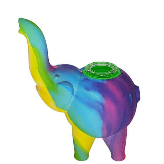 Кальян Трубка Из Силикона "Elephant Abstract V1"