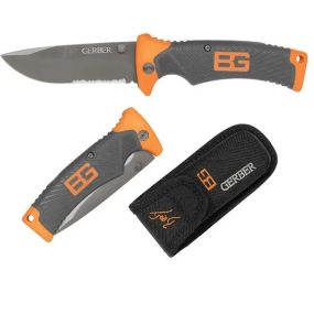 Складной туристический нож для выживания Беара Грила (Bear Grylls) Gerber: Bear Grylls (в чехле)