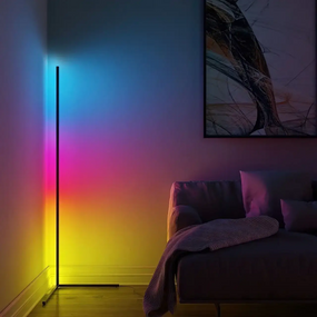 Угловая RGB лампа, Многофункциональная светодиодная лампа с пультом управления   скидка