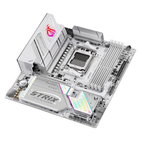 Материнcкая плата ASUS ROG STRIX B850-G GAMING WIFI sAM5 B850 4xDDR5 M.2 HDMI DP WiFi BT mATX белий 90MB1M30-M0EAY0 | Зображення 6