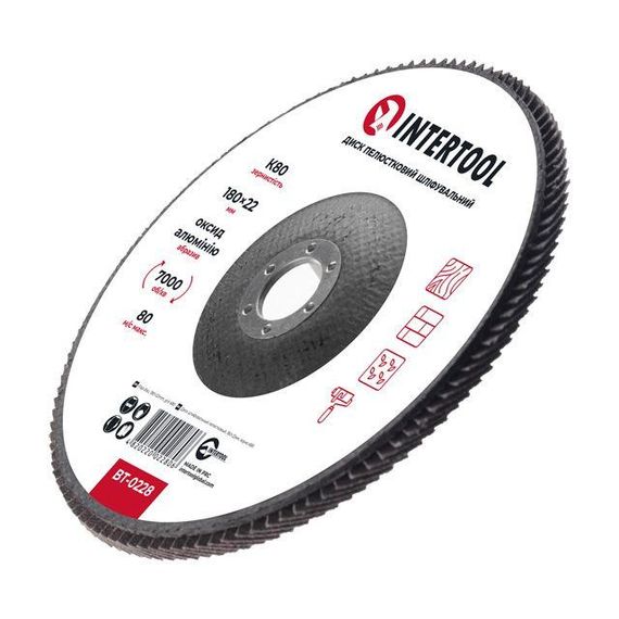 Диск шліфувальний пелюстковий INTERTOOL BT-02281 | Зображення 2
