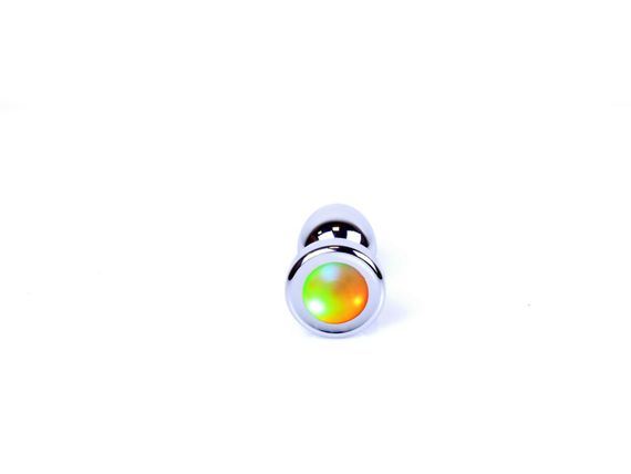Анальна пробка - Jewellery Silver Plug Disco Flashlight | Зображення 3