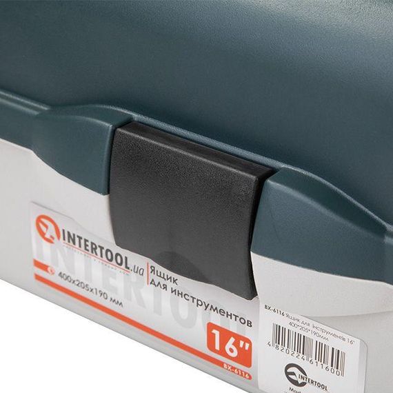 Ящик для інструментів 16" 400*205*190 мм INTERTOOL BX-6116 | Зображення 2
