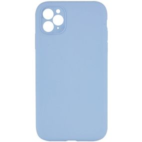 Чохол Silicone Case Square Full Camera Protective (AA) NOLOGO для Apple iPhone 11 Pro (5.8") Блакитний / Lilac Blue