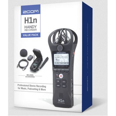 Цифровой диктофон ZOOM H1n-VP рекордер (529133) | Зображення 1
