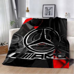 Плед 3D Mercedes-Benz AMG 2681_C 12654 80х100 см