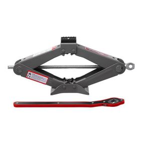 Домкрат механічний ромбоподібний 1,5т. з тріскачкою, гумовий упор., 90-370 мм INTERTOOL GT0183