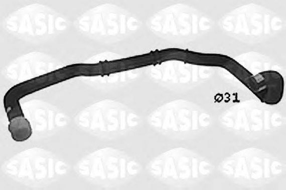 Вигнутий патрубок системи охолодження SASIC SWH0491 на PEUGEOT 306 Наклонная задняя часть (7A, 7C, N3, N5)