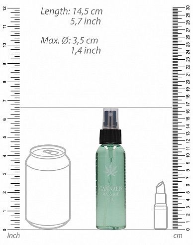 Масажна Олія Shots-Cannabis Massage Oil, 100 мл sexstyle | Зображення 3