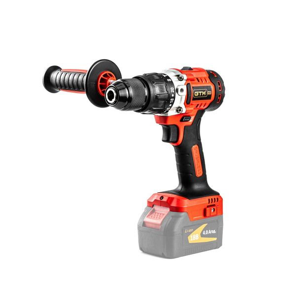 Шурупокрут з ударним режимом акумуляторний GTM DSI18/80BL (80 Нм, 1.5-13 мм, BL, 18 В, без акумуляторів та зарядного пристрою) | Зображення 1