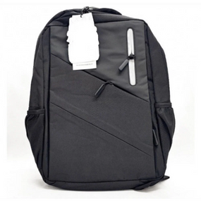 Чоловічий універсальний рюкзак BAG, чорний із виходом USB